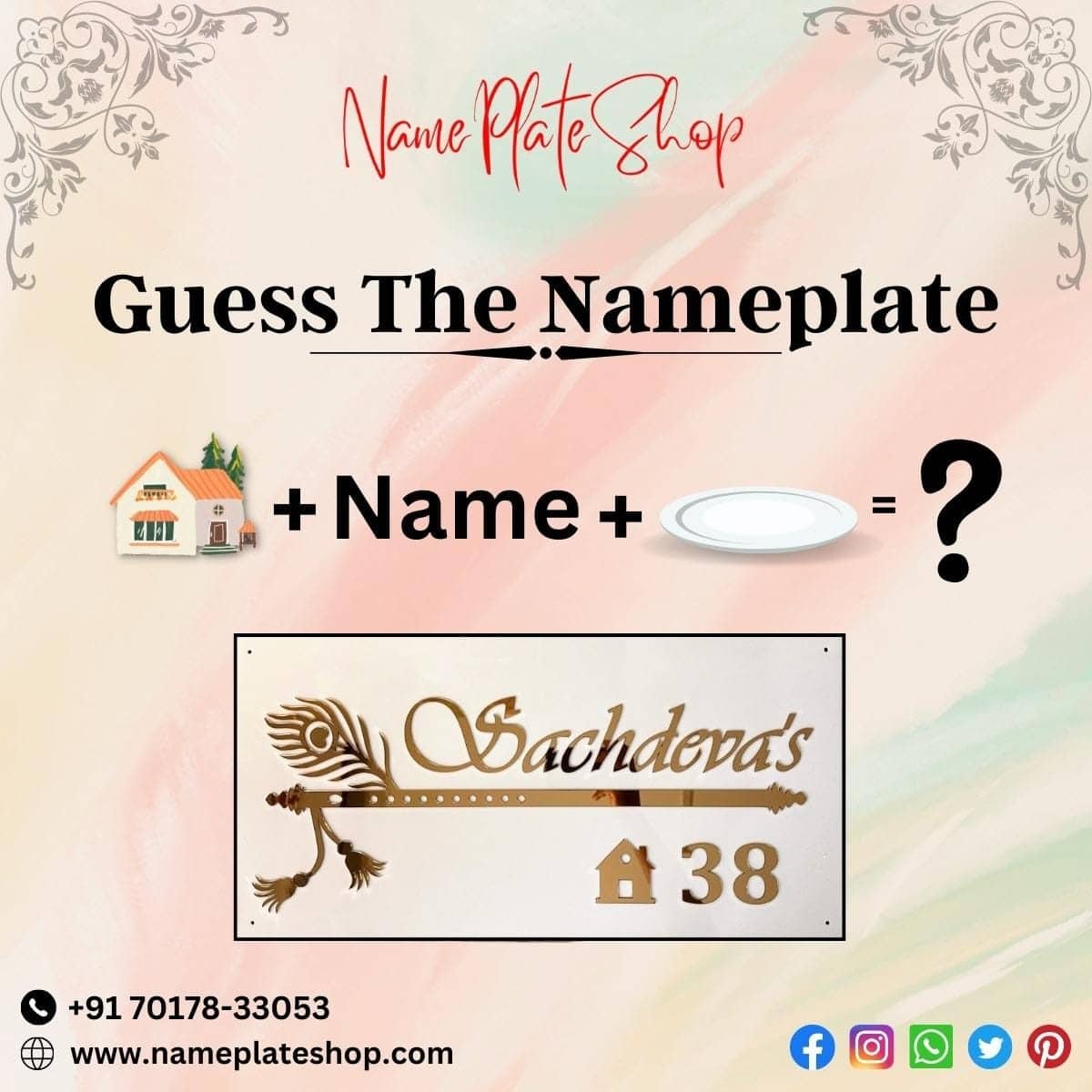 Best Name Plates At Best Prices NamePlateShop