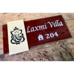 Designer Acrylic Name Plate 3