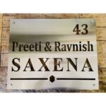 Stainless Steel 304 Customizable LED Name Plate 5