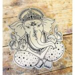 Metal Engraved Ganesh Sign SS 304 waterproof 2