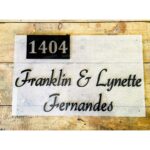 Acrylic Designer House Name Plate 2