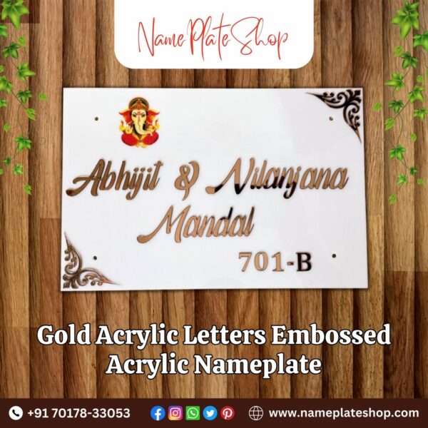 Embossed Name Graphics Best New Acrylic Nameplate | Acrylic Letters Embossed