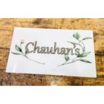 Multicolor Printed Acrylic House Name Plate1
