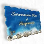 Ocean Theme Resin Casting Nameplate1