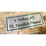 Stainless Steel Home Engraved Name Plate 2