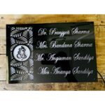 Acrylic Home Designer LED Name Plate 3