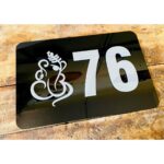 Acrylic Door Number Plate – waterproof1