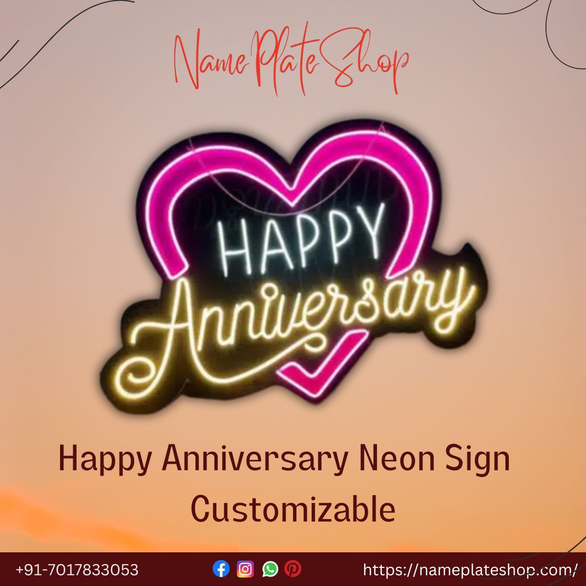 Custom Neon Signs A Unique Anniversary Celebration
