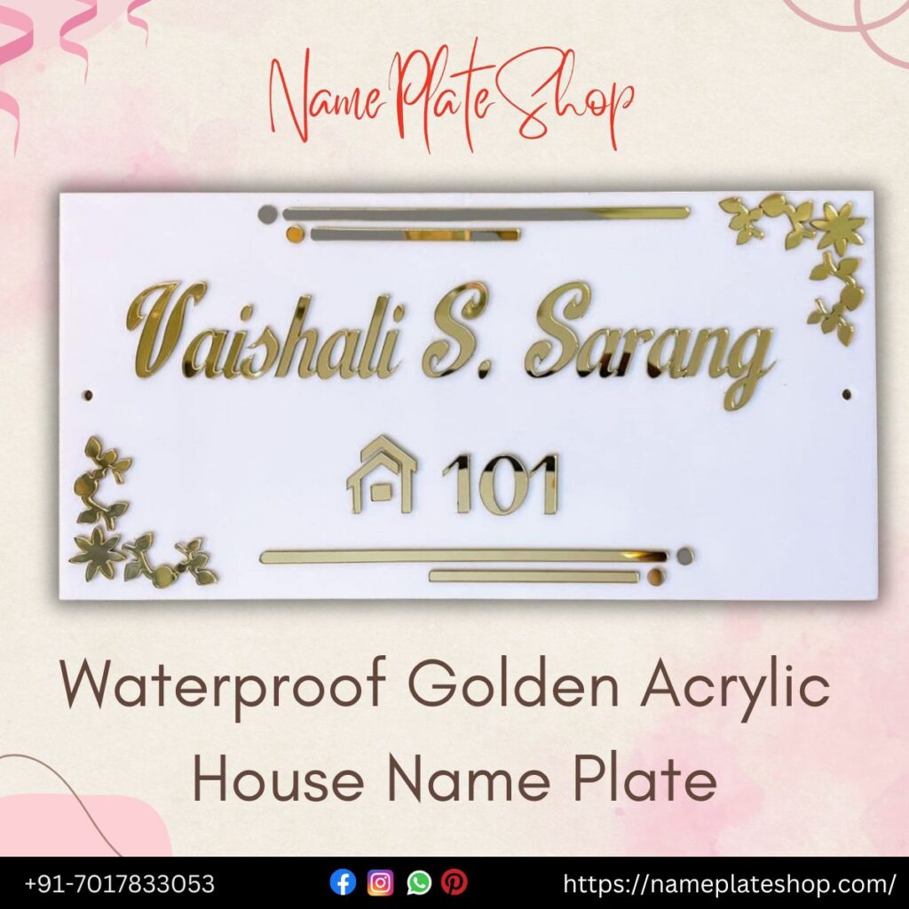 Elegant And Durable Waterproof Nameplates Discover Now 1