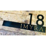 Metal House Laser Cut Name Plate1