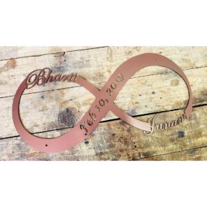 Metal Infinity Sign For Home Customizable