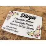 Multicolor Printed Acrylic Name Plate waterproof 3