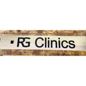 Stainless Steel Clinic Laser Engraved Plate