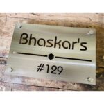 Waterproof Stainless Steel 304 LED Name Plate1