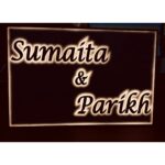 Acrylic LED House Name Plate – Rose Gold Embossed Letters2