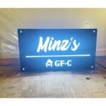 Acrylic LED Waterproof Home Name Plate3