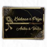 Black Coated Resin Nameplate