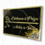 Black Coated Resin Nameplate 2