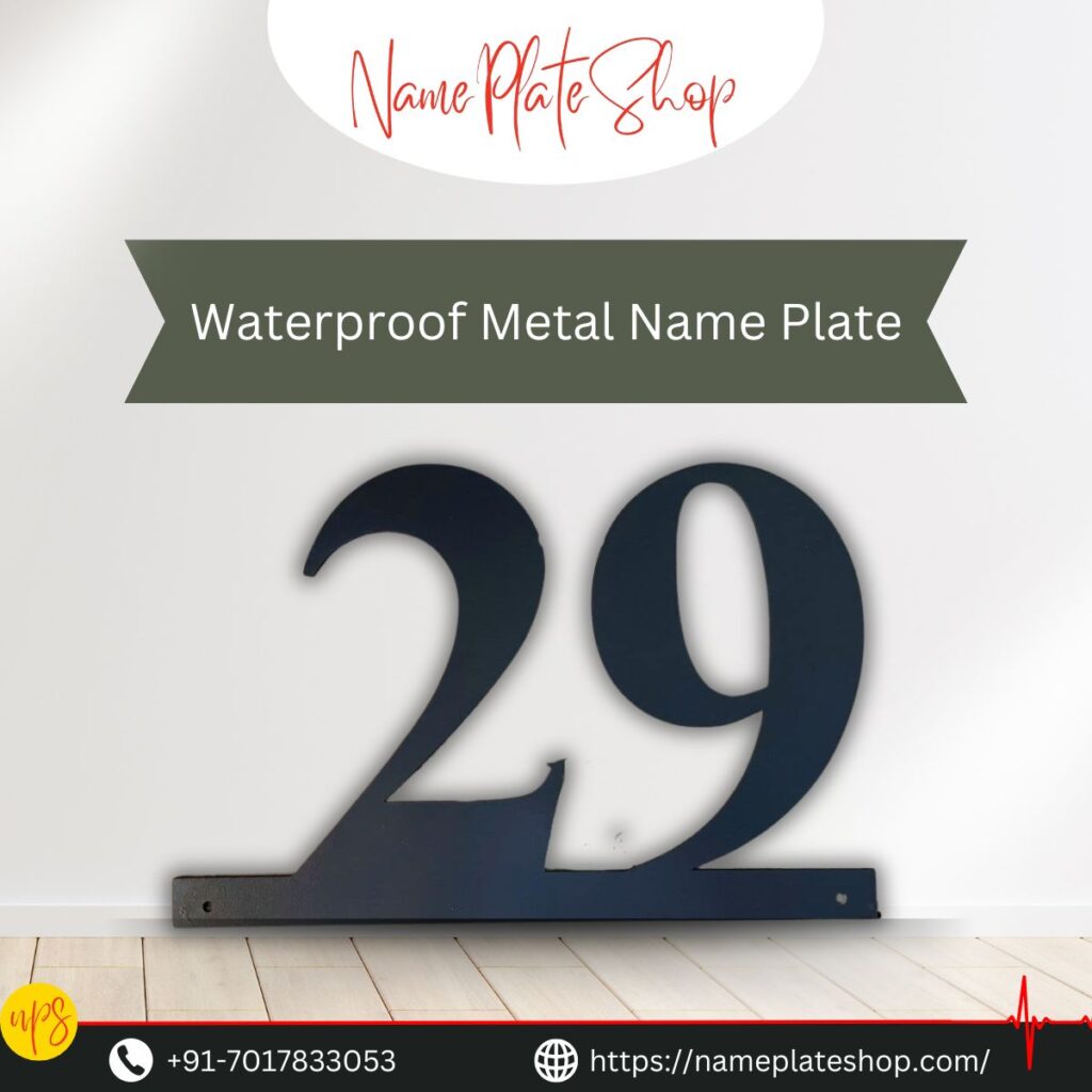 Durable Metal Nameplates for Your Waterproof House Signs