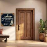 Premium Black Resin Nameplate 4