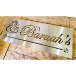 Stainless Steel 304 LED Home Customizable Name Plate2