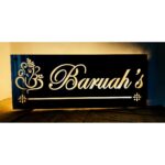 Stainless Steel 304 LED Home Customizable Name Plate3