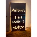 Stainless Steel 304 LED House Name Plate – Customizable4