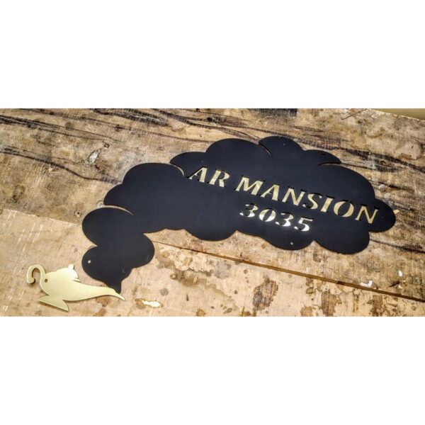 Metal Designer Customizable Name Plate