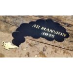 Metal Designer Customizable Name Plate1