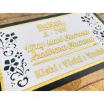 Acrylic Customizable Home Name Plate2