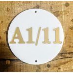 Acrylic Door Number Plate