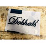 Frosted Acrylic Embossed Letters Home Name Plate2