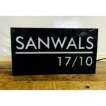 Home Waterproof LED Name Plate1