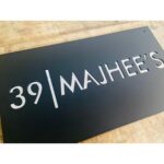 Metal CNC Laser Cut House Name Plate (waterproof)1