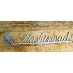 Mor Pankh Metal CNC Laser Cut Name Plate