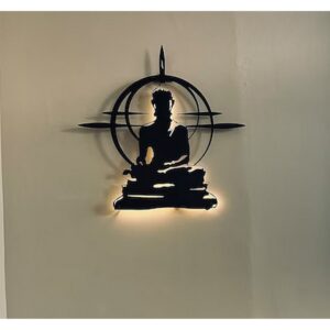 Buddha Metal LED Wall Sign