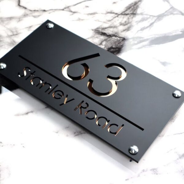 Customizable Waterproof Metal Name Plate