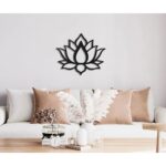 Lotus Flower Metal Wall Art1