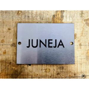Metal Engraved Name Plate