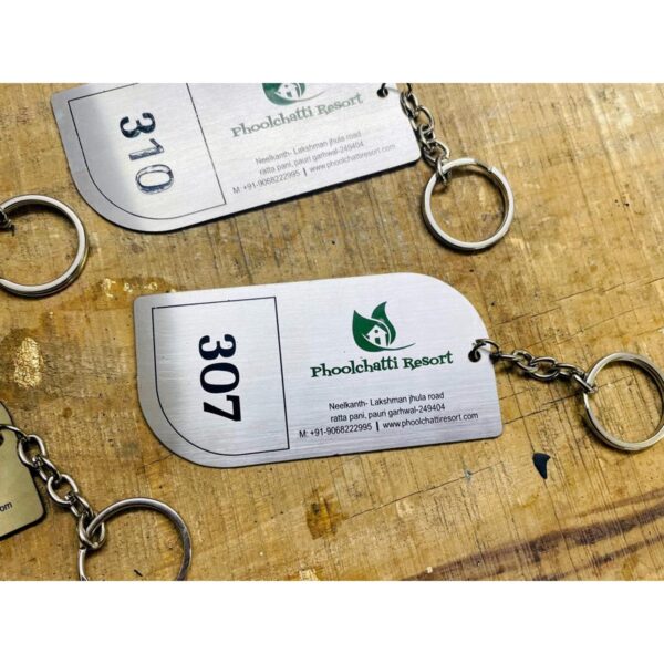 Metal Laser Engraved Keychains | Customize