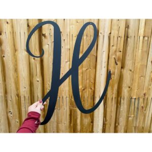 Metal Letter Sign (Customizable)