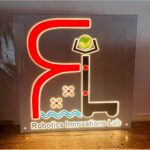 Robotics Company Acrylic LED Name Plate3