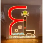 Robotics Company Acrylic LED Name Plate5