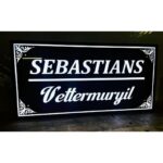 Sebastians Acrylic LED Name Plate (Customizable)