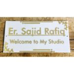 Elevate Your Entrance with Our Acrylic Waterproof Name Plate (1)