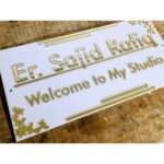 Elevate Your Entrance with Our Acrylic Waterproof Name Plate (4)