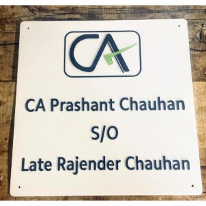 Elevate Your Office Aesthetic Chartered Accountant Office Acrylic Name Plate (1)