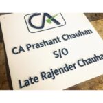 Elevate Your Office Aesthetic Chartered Accountant Office Acrylic Name Plate (2)