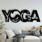 Elevate Your Zen Space with Unique Yoga Studio Metal Wall Art (2)