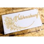 Unique Mor Pankh Acrylic Home Name Plate Personalized Elegance for Your Home (4)